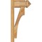 Ekena Millwork Westlake Arts & Crafts Rough Sawn Outlooker, Western Red Cedar, 6"W x 12"D x 24"H OUT06X12X24WTL03RWR - alternate 3